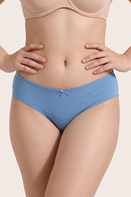 Zivame Anti-Microbial Low Rise Full Coverage Hipster Panty (Pack of 3) - Multicolor — image 2